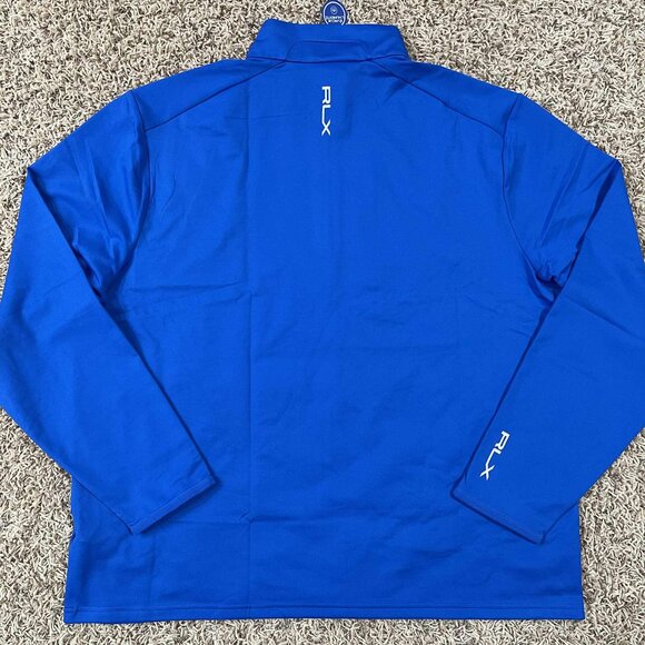 RLX Ralph Lauren Men’s 1/4 Zip Luxury Jersey Pullover Fleece Sweatshirt Size XXL - Picture 8 of 12